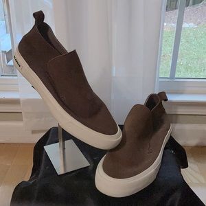 Men’s Suede pull-on sneakers Tan very trendy